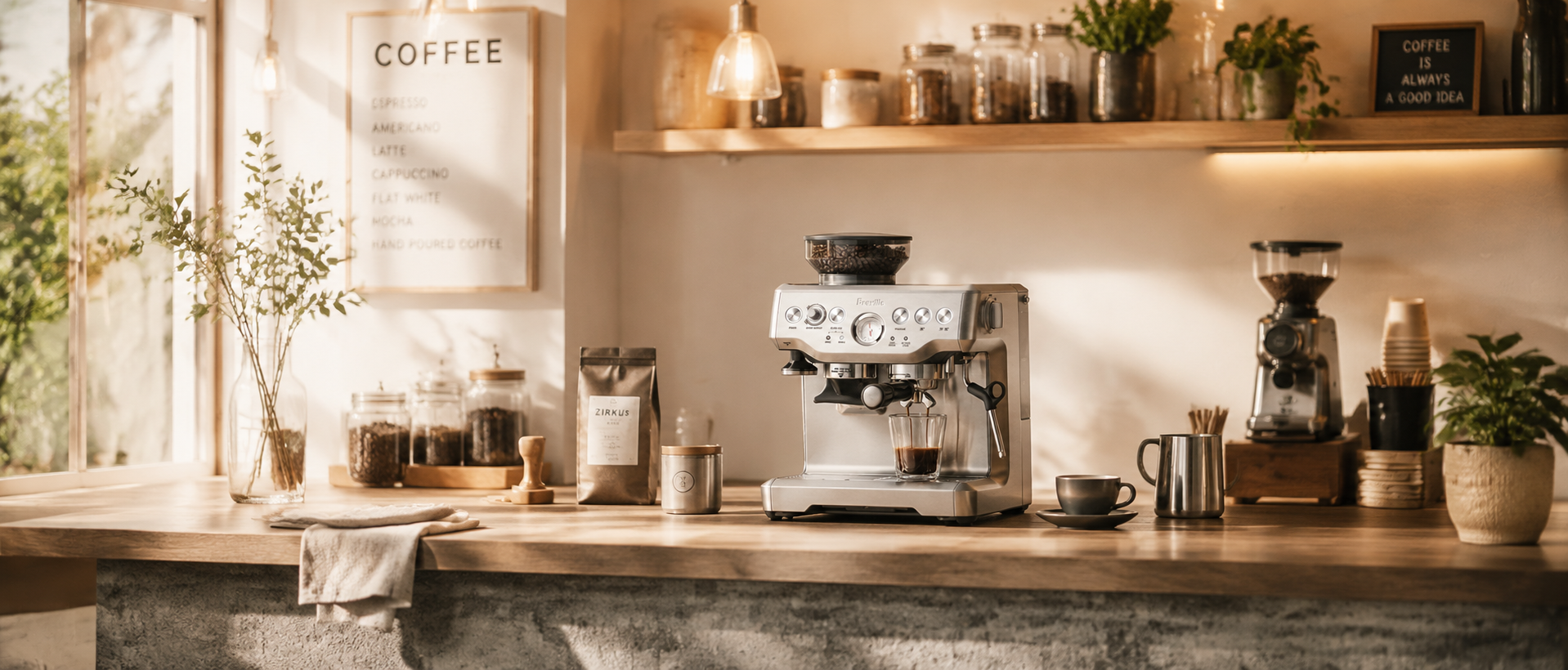 What size portafilter is Breville Barista Express?
