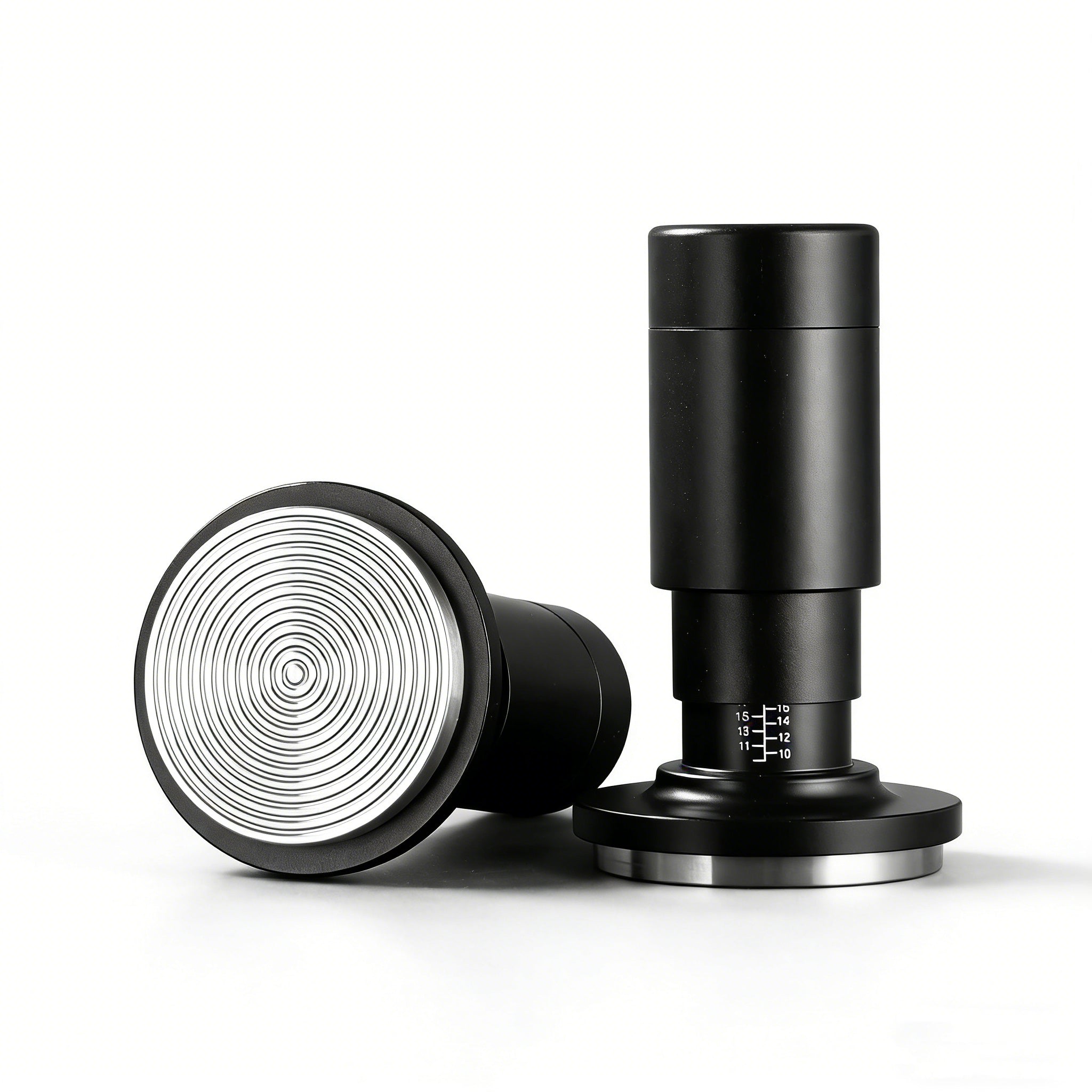 2-in-1 Self-leveling Spring Loaded Espresso Tamper with WDT Tool