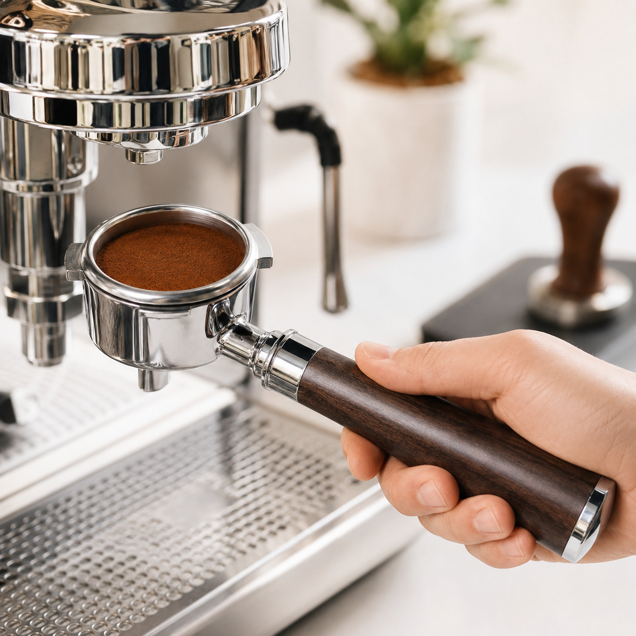 de'longhi dedicasmeg 51mm twin spout portafilter (blackwood) 5