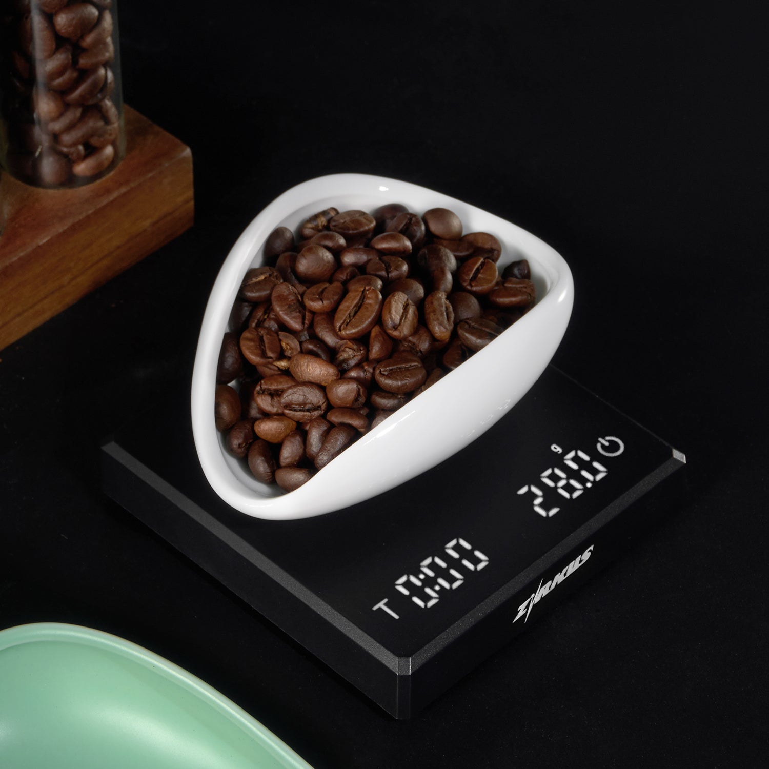 zirkus ceramic coffee bean measuring cup 5