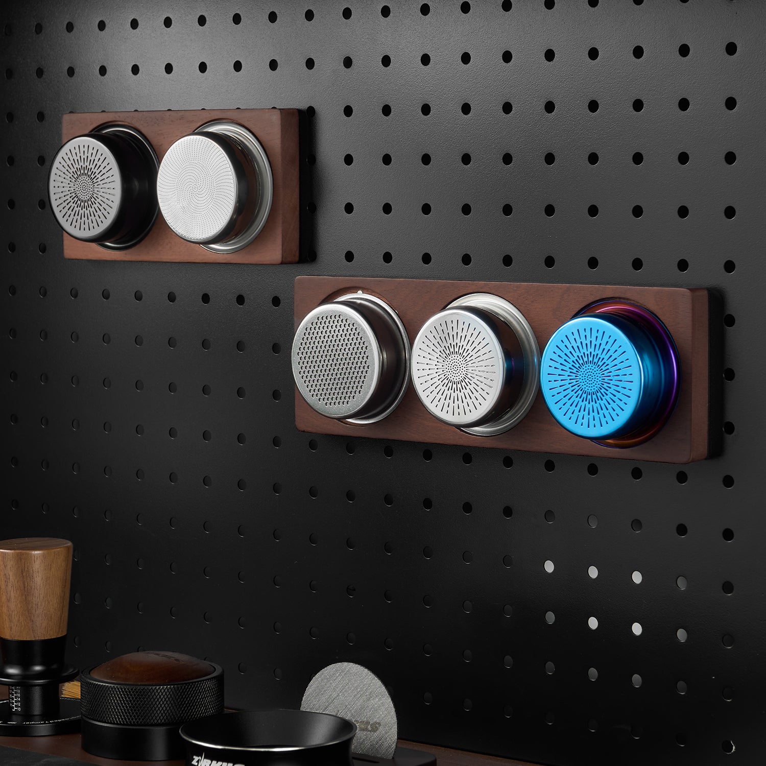 zirkus coffee filter basket storage holder with magnetic wall mounting 3