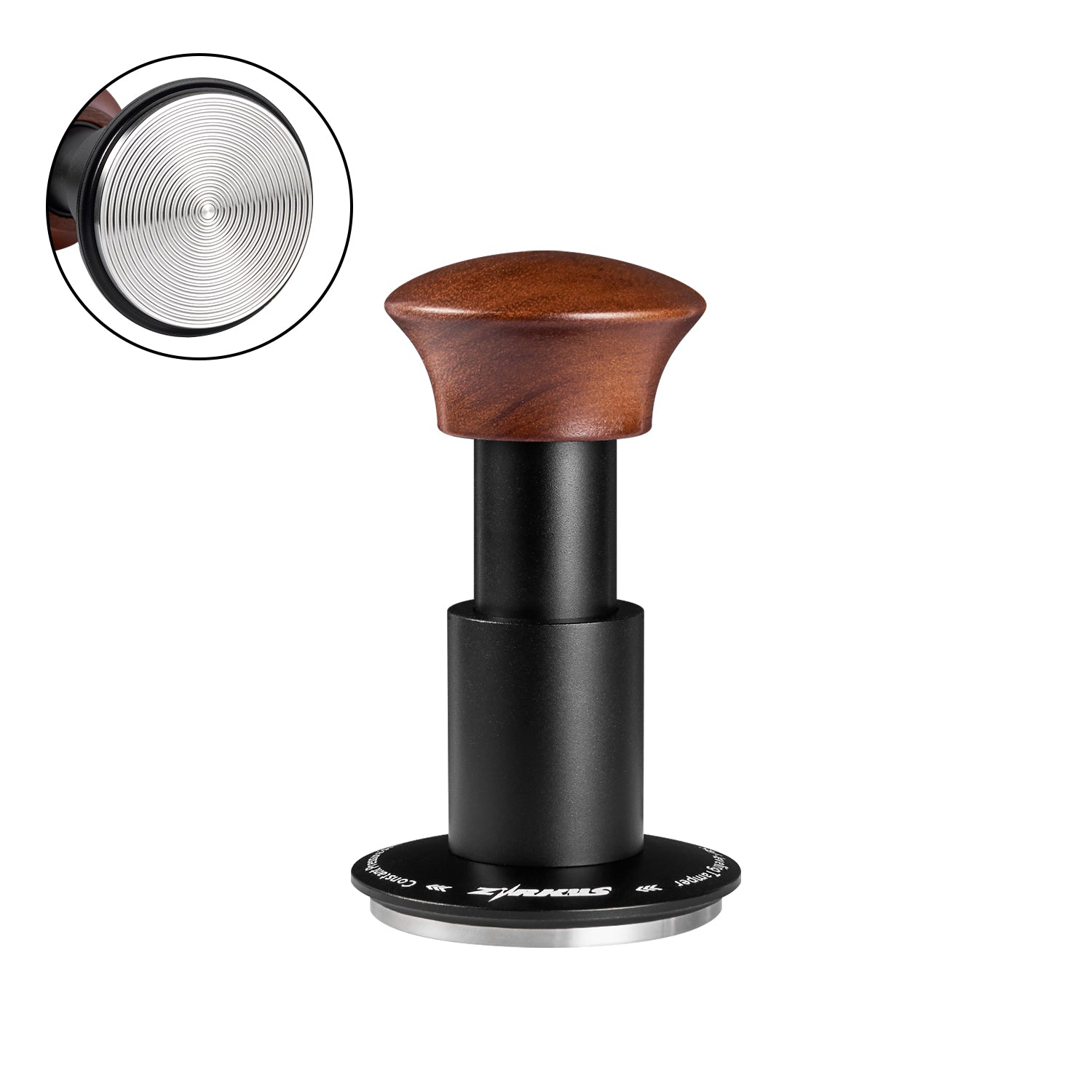 zirkus force impact coffee tamper sound feedback spring-loaded tamper 7