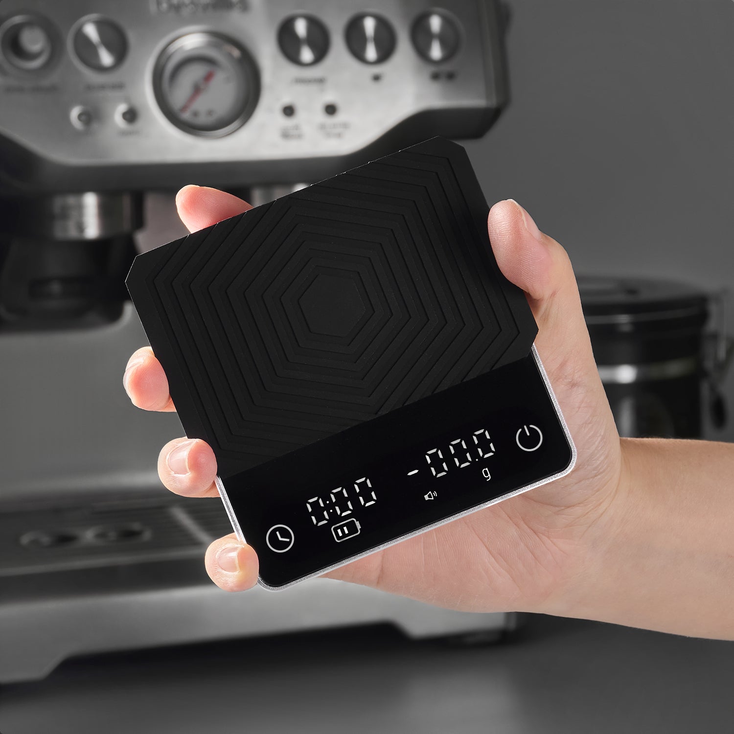 zirkus metal intelligent espresso coffee scale 7