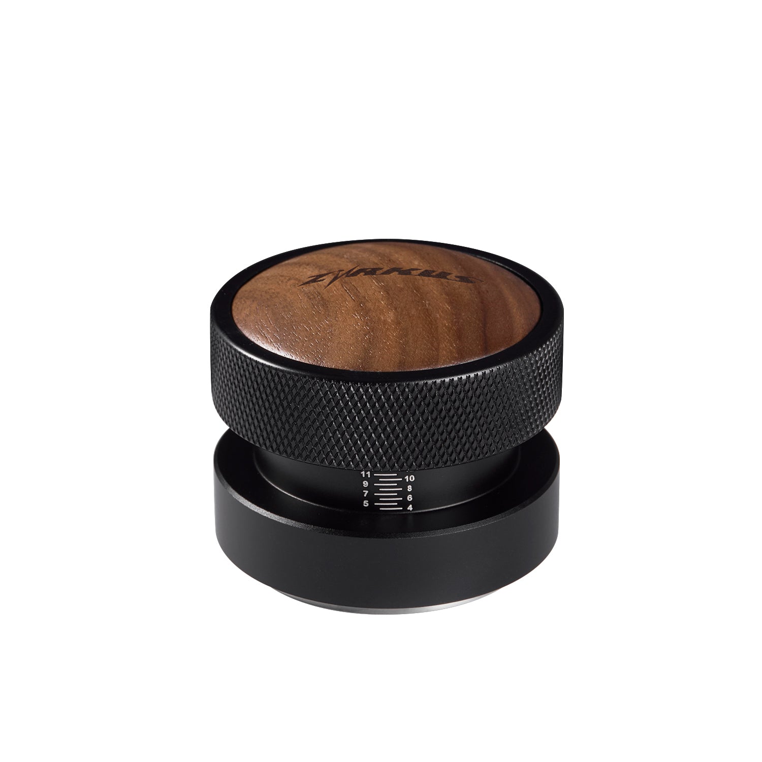 zirkus self-leveling palm coffee tamper & gravity coffee distributor 9