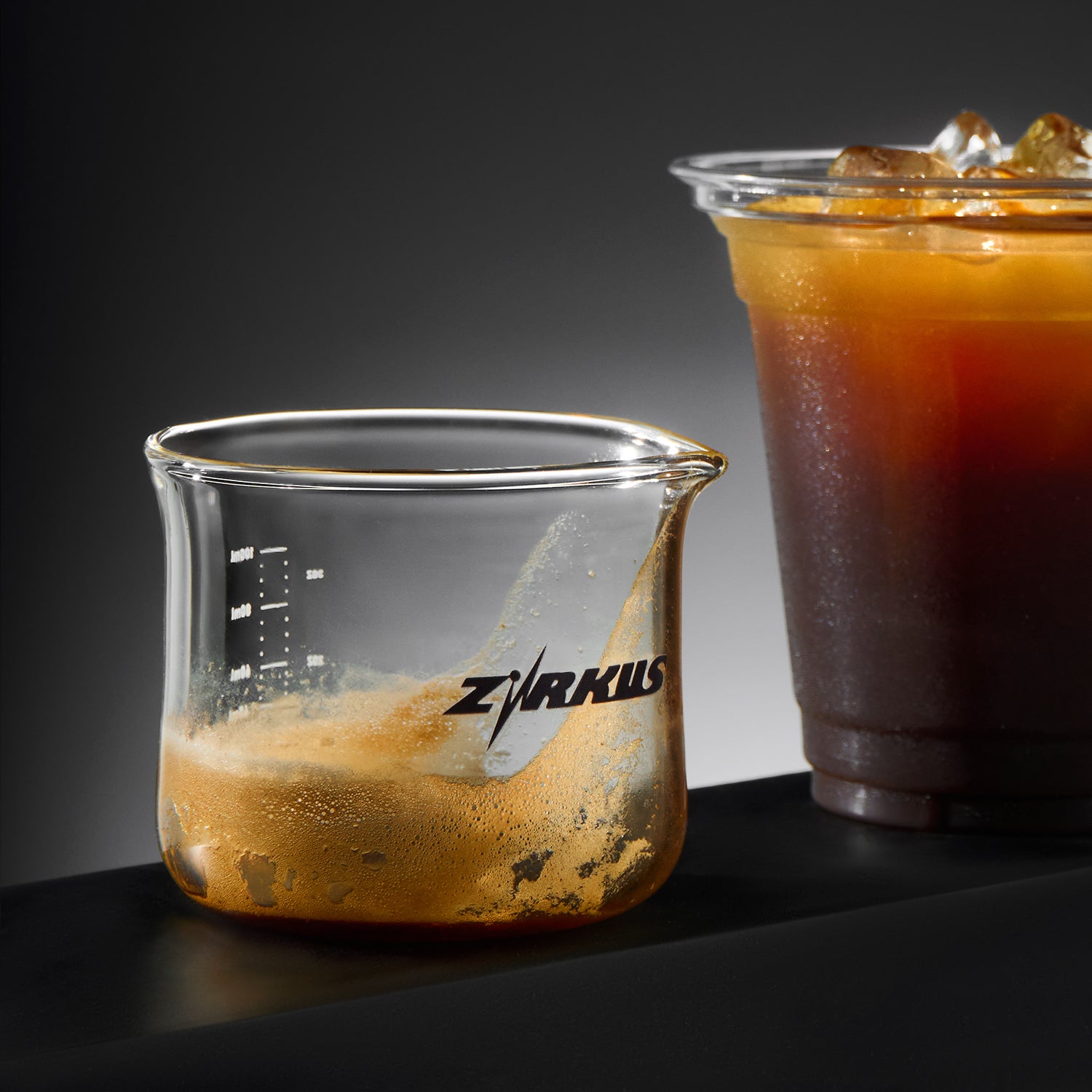 Zirkus Espresso Glass Measuring Cup 100ml/3oz – Single Spout