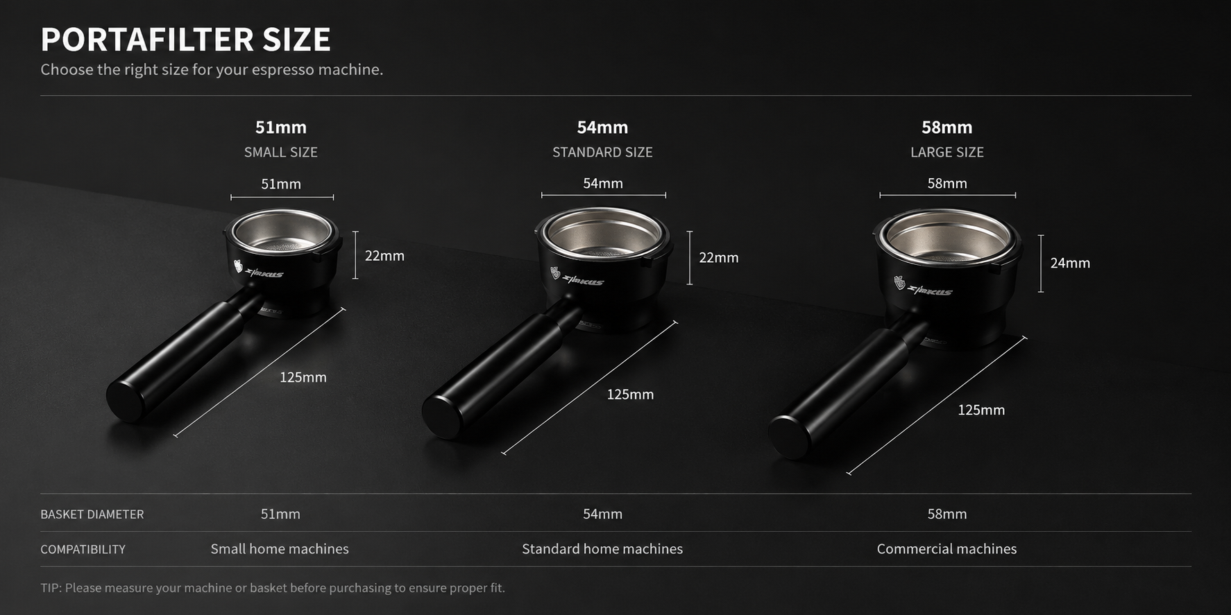 Portafilter Size Guide: How to Choose the Right Size for Your Espresso Machine