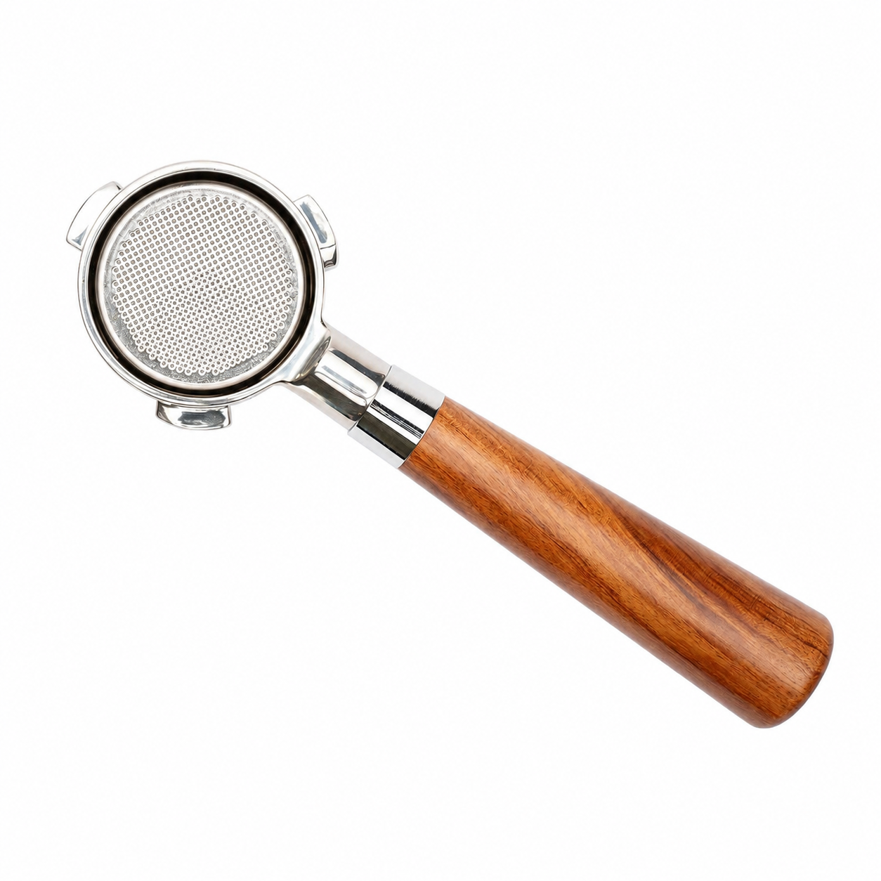 breville 54mm bottomless portafilter straight rosewood 3