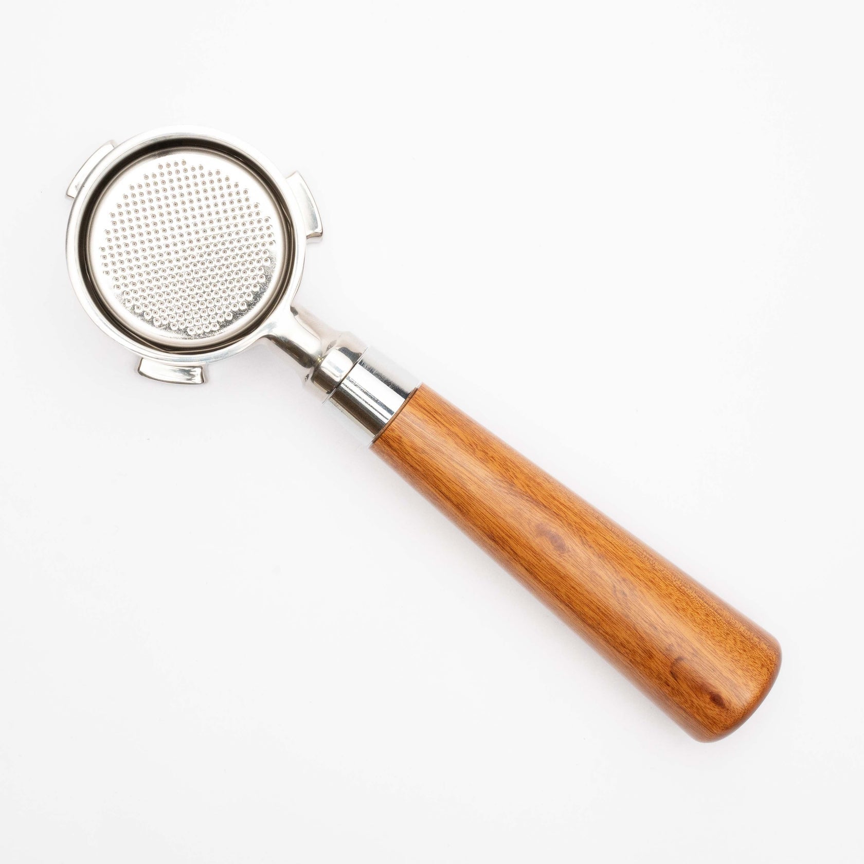 delonghi dedica smeg 51mm bottomless portafilter straight rosewood 4