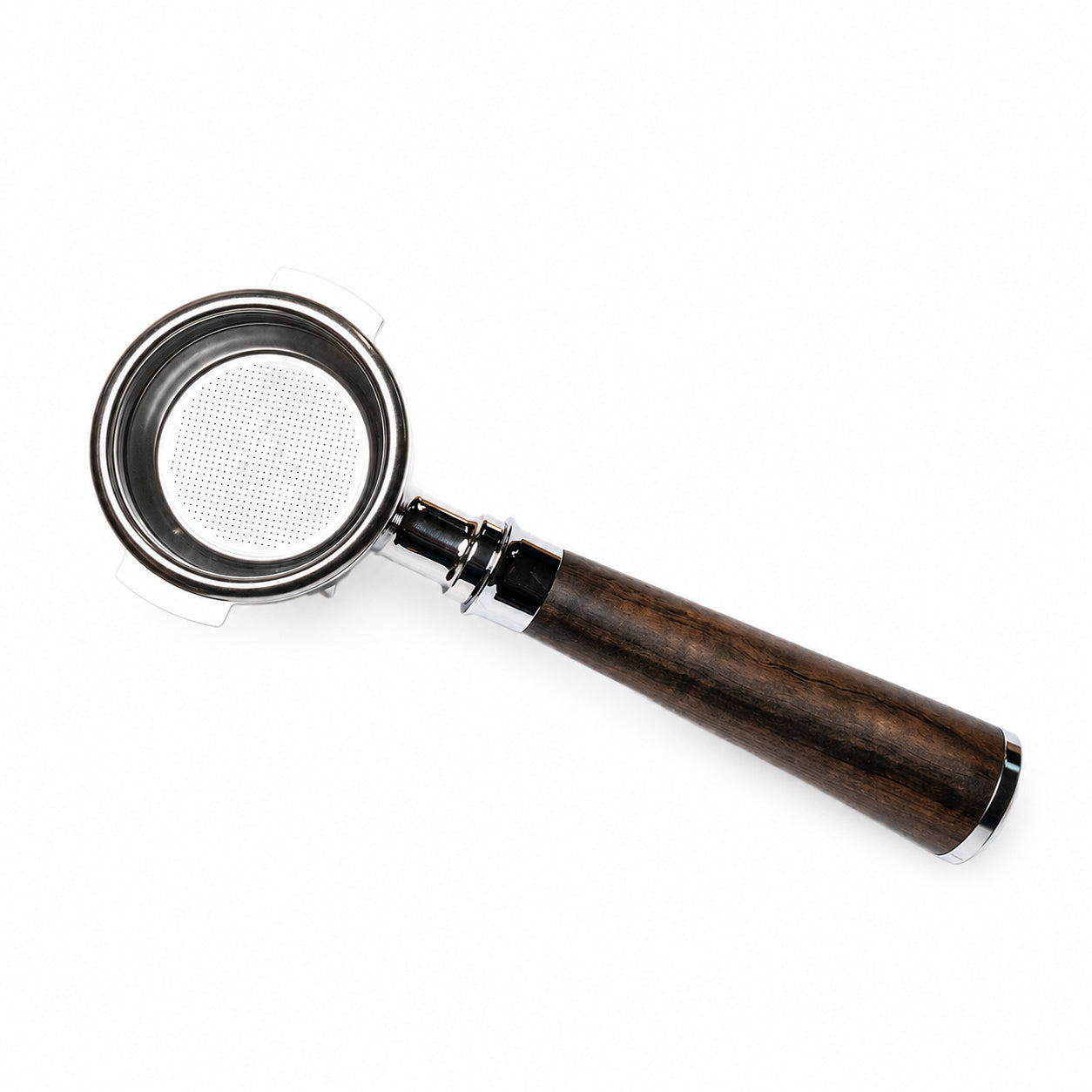 e61 58mm dual spout portafilter straight (blackwood) 3