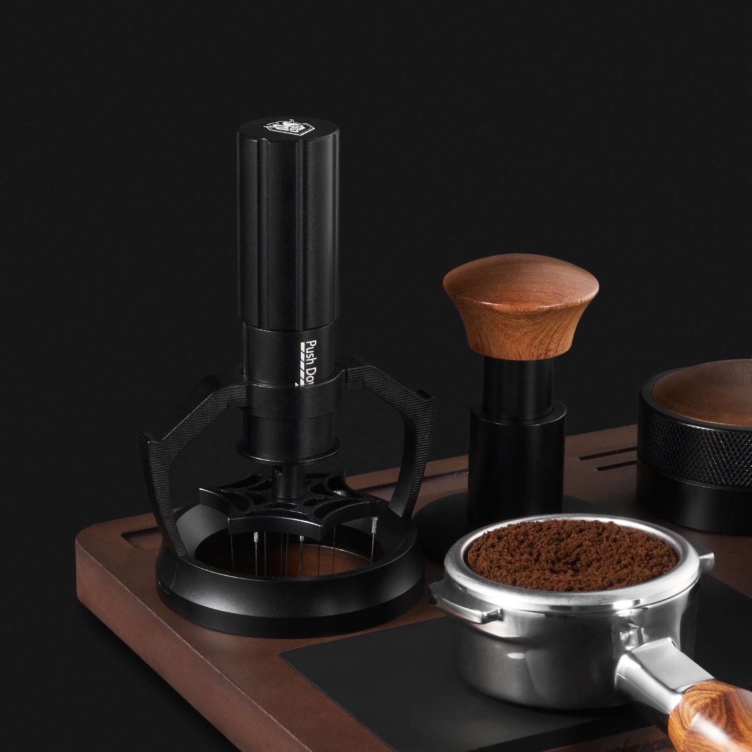 Electric Coffee WDT Tool 58mm Auto Rotation Magnetic Induction