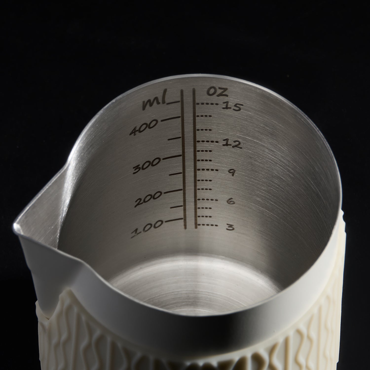 zirkus handleless 304 stainless steel milk frothing pitcher – 400ml 7