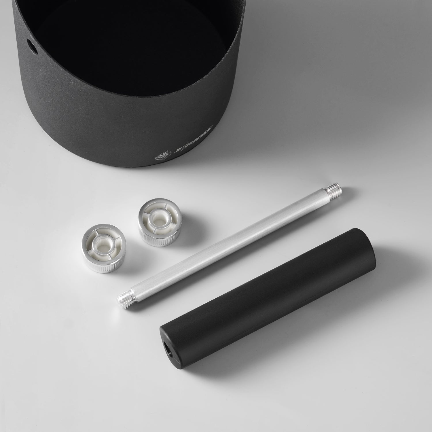 zirkus metal espresso coffee knock box with silicone bar 3