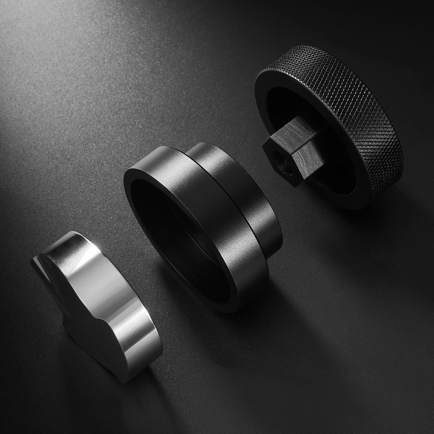 zirkus self-leveling palm coffee tamper & gravity coffee distributor 5