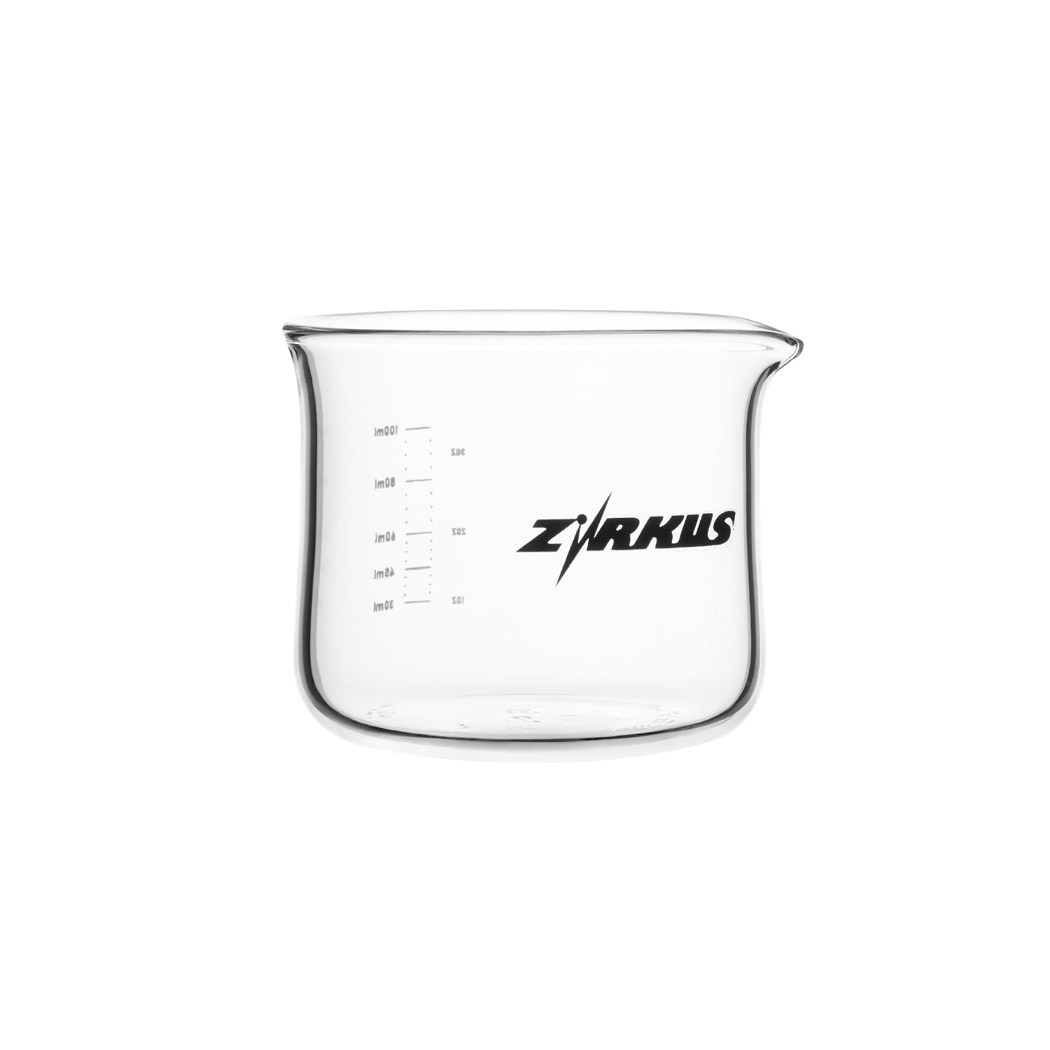 Zirkus Espresso Glass Measuring Cup 100ml/3oz – Single Spout